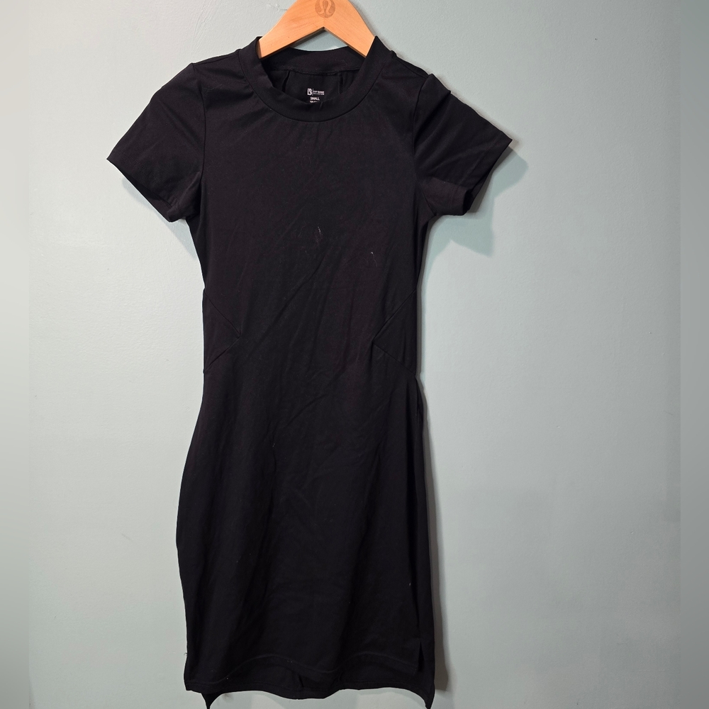 Buffbunny Collection Black Stretch Sexy Athleisure Athleisure Activewear Dress S